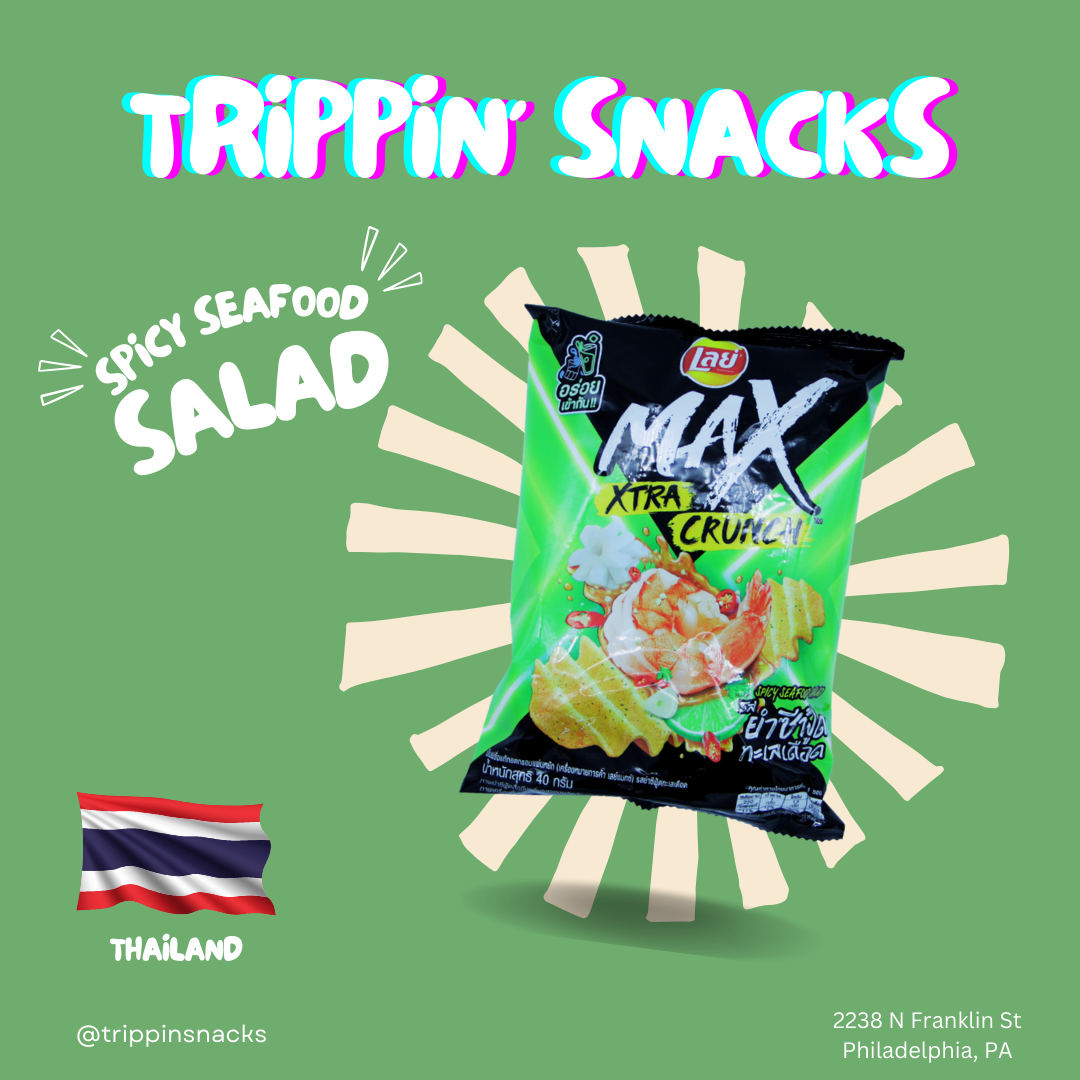 LAYS MAX XTRA CRUNCH SPICY SEAFOOD SALAD