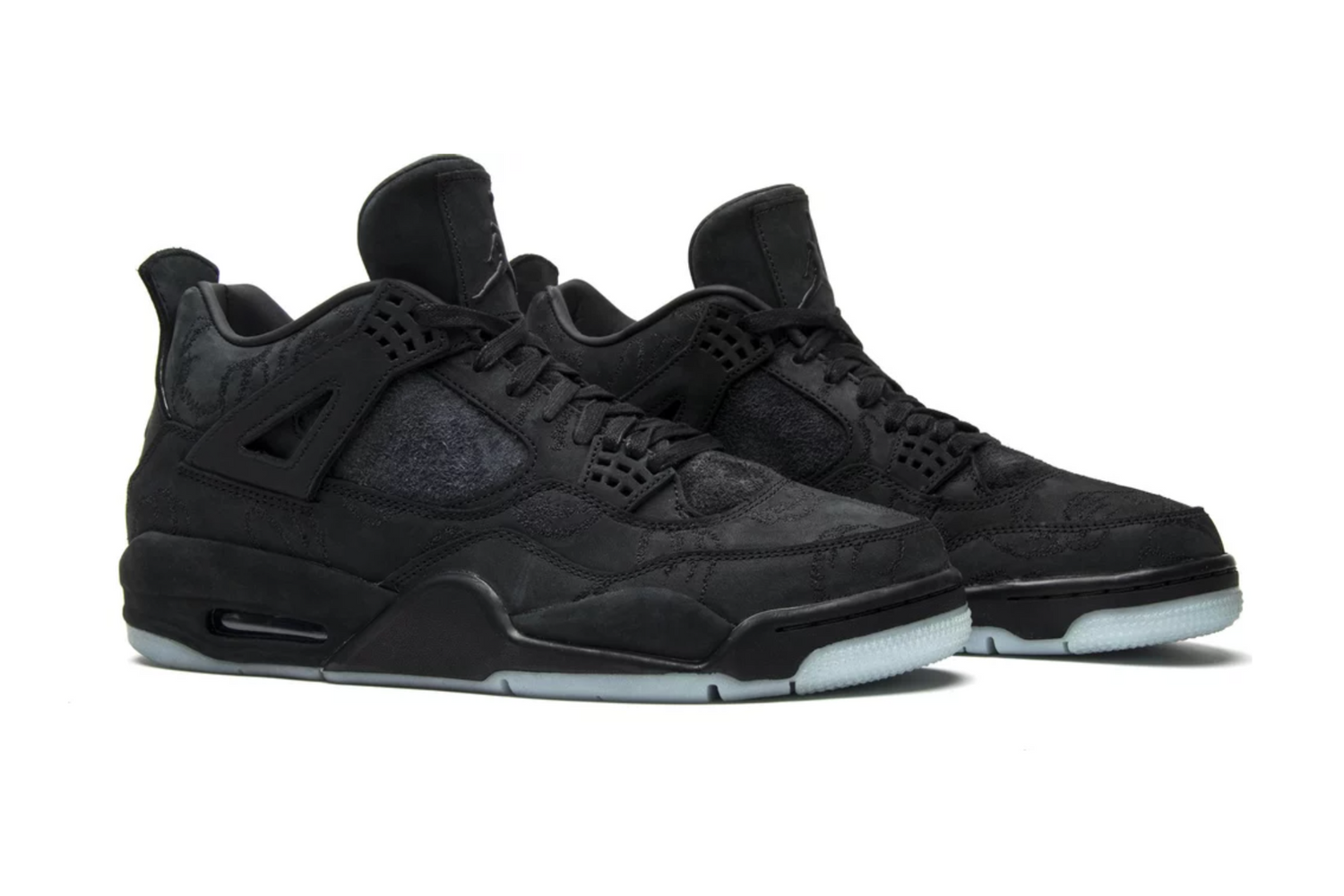 JORDAN 4 RETRO X KAWS BLACK (LIKE NEW)