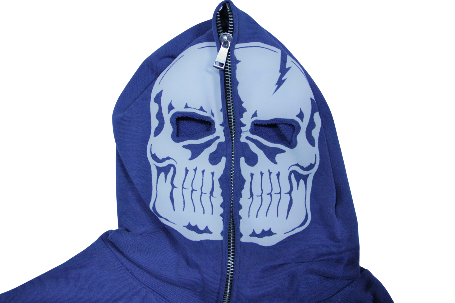 WARREN LOTAS SKULL ZIP HOODIE