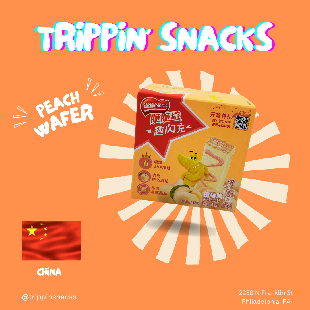 NESTLE CRISPY SHARK PEACH WAFER