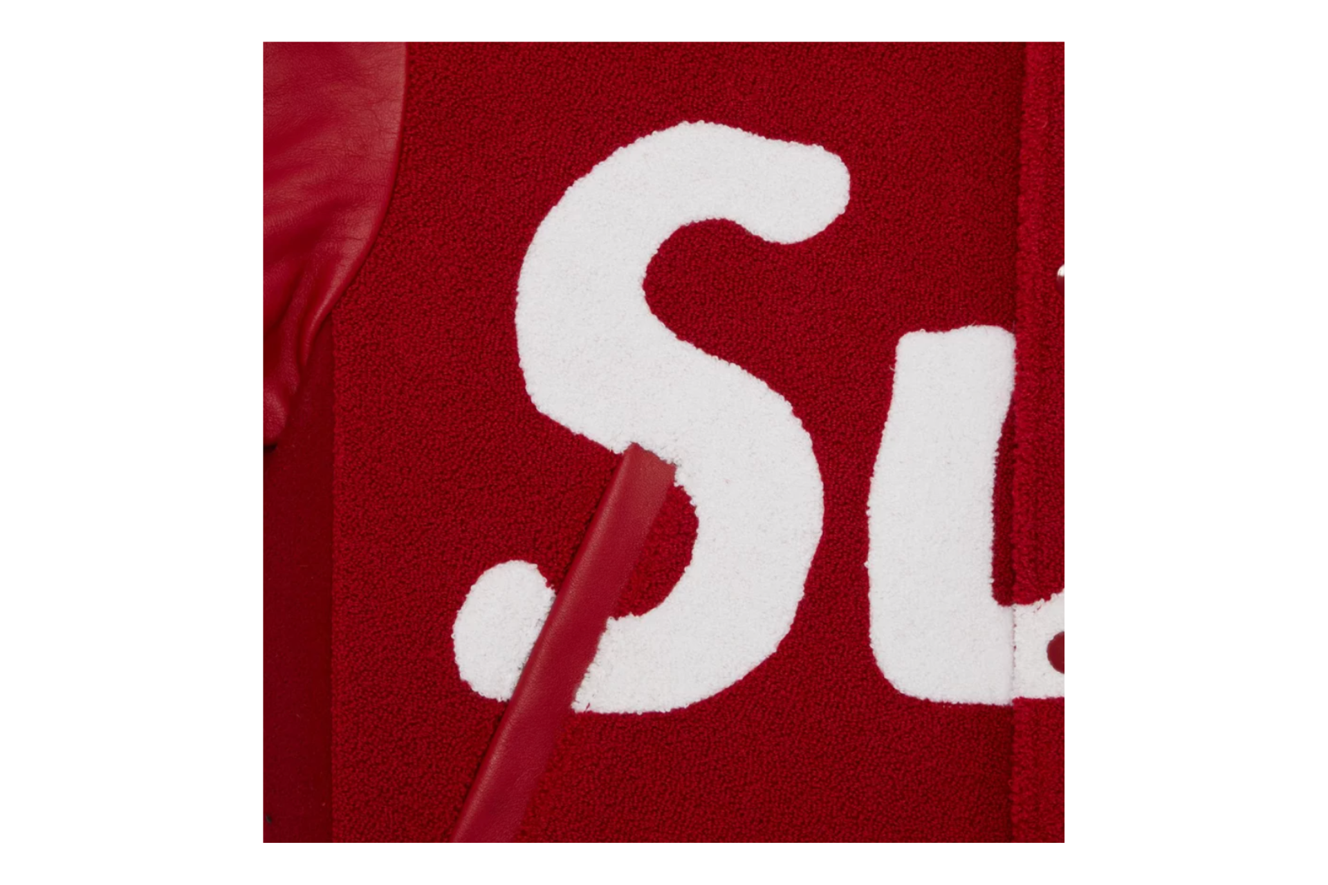 SUPREME BIG LOGO CHENILLE VARSITY JACKET