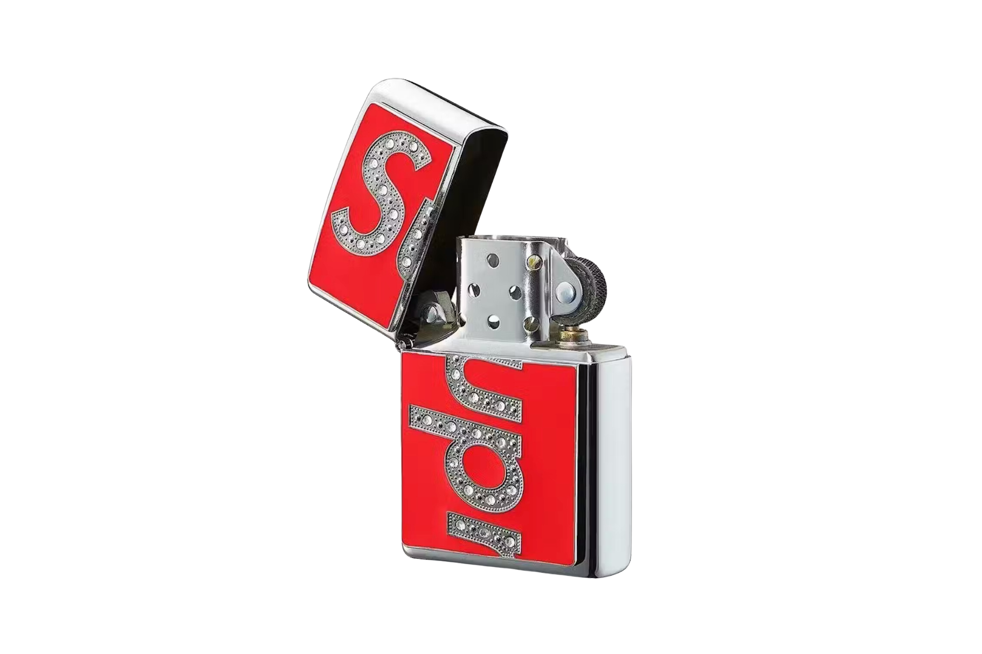 SUPREME ZIPPO SWAROVSKI LIGHTER