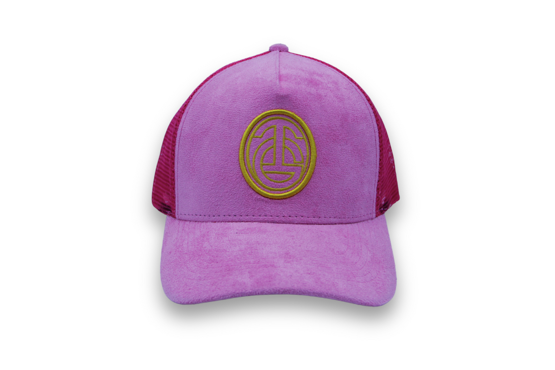 TG CIRCLE LOGO SUEDE TRUCKER HAT