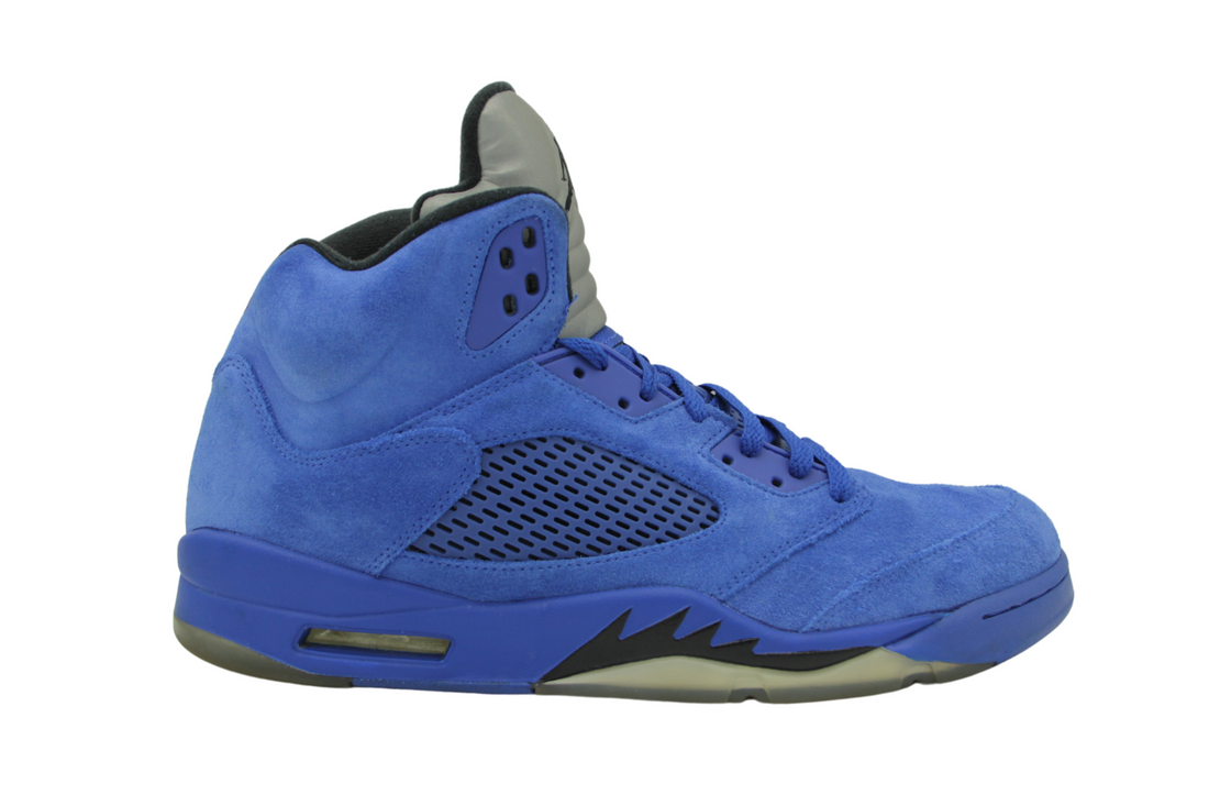 JORDAN 5 RETRO BLUE SUEDE (LIKE NEW)