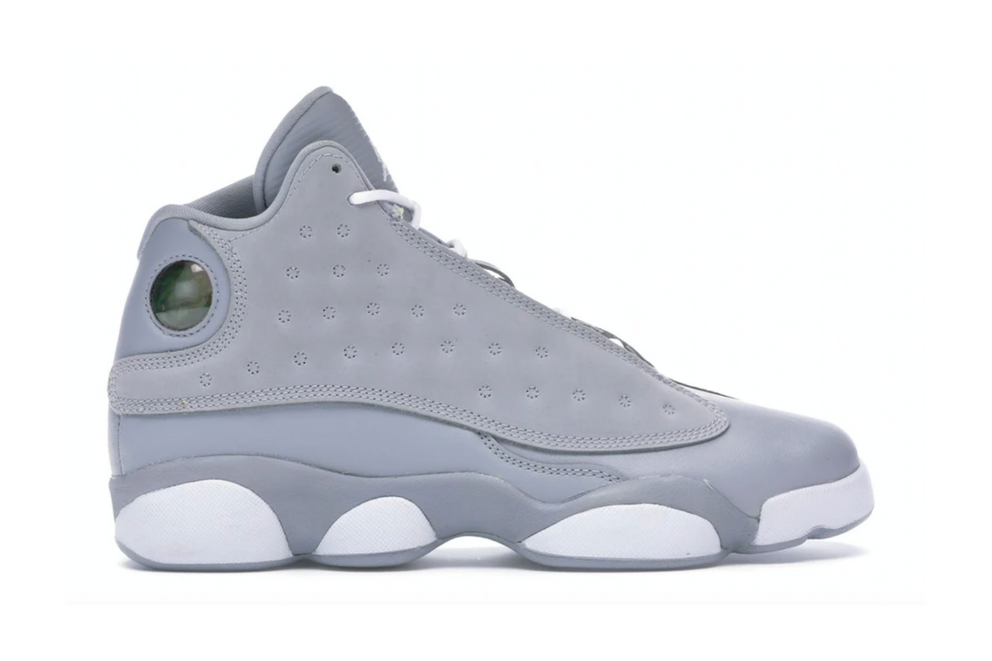 JORDAN 13 RETRO WOLF GREY DEADLY PINK GS