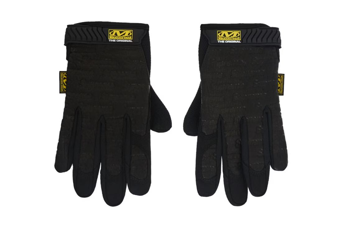 SUPREME MECHANIX LEATHER WORK GLOVES