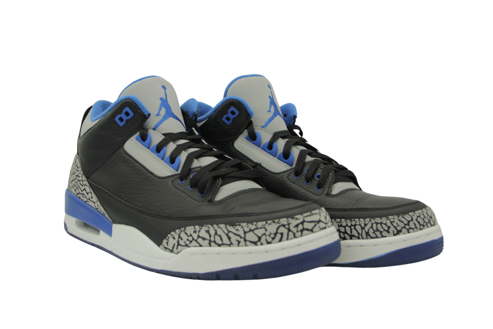 JORDAN 3 RETRO SPORT BLUE (LIKE NEW)