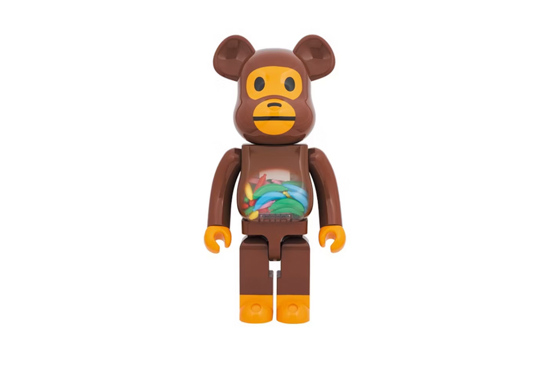 Bearbrick Baby Milo and Banana 1000%