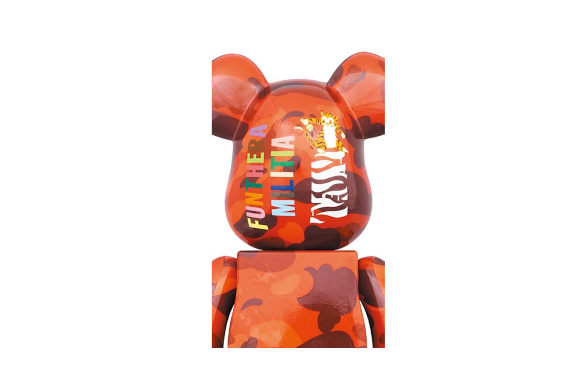 Bearbrick X  Bape Camo Tiger 100 &amp; 400 Set%