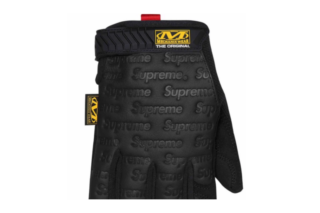 SUPREME MECHANIX LEATHER WORK GLOVES