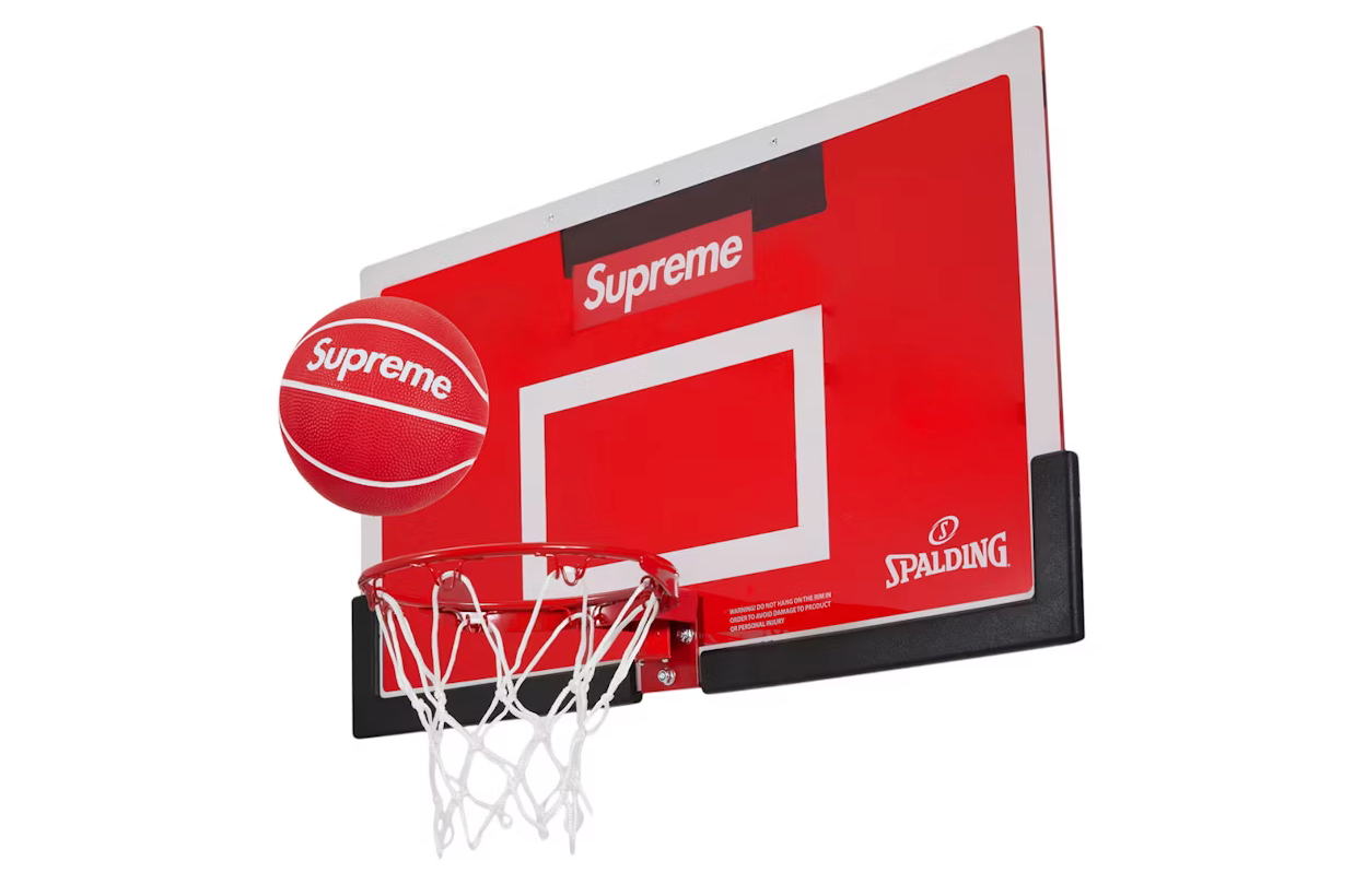 Supreme Spalding Mini Basketball Hoop